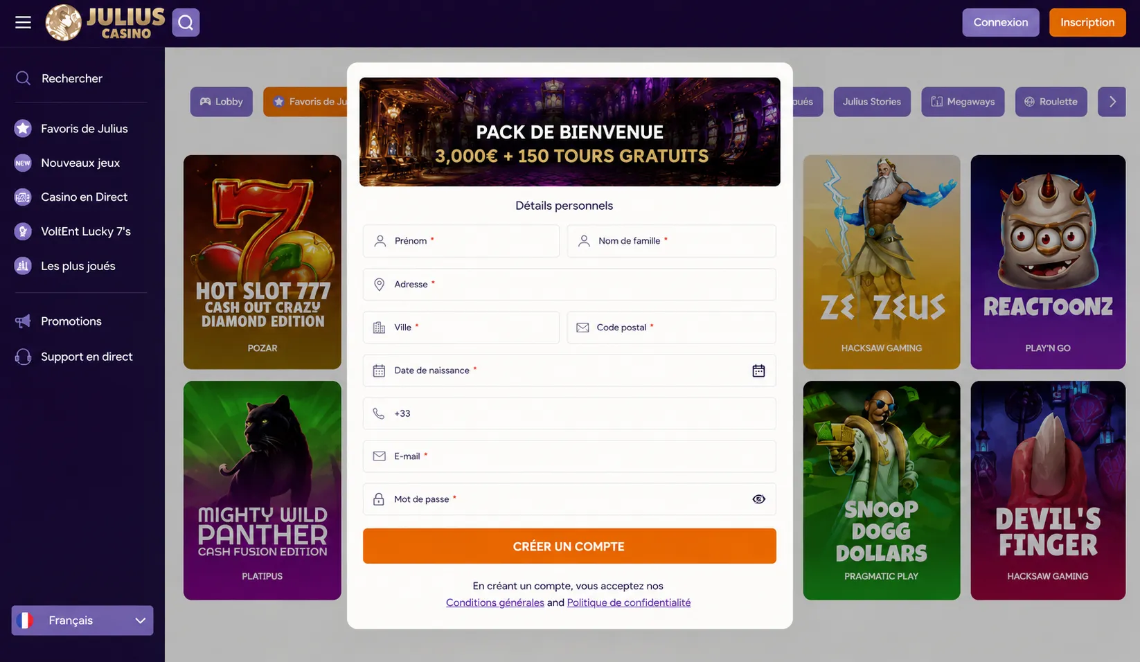 Julius casino app — performances et confort de jeu sur mobile
