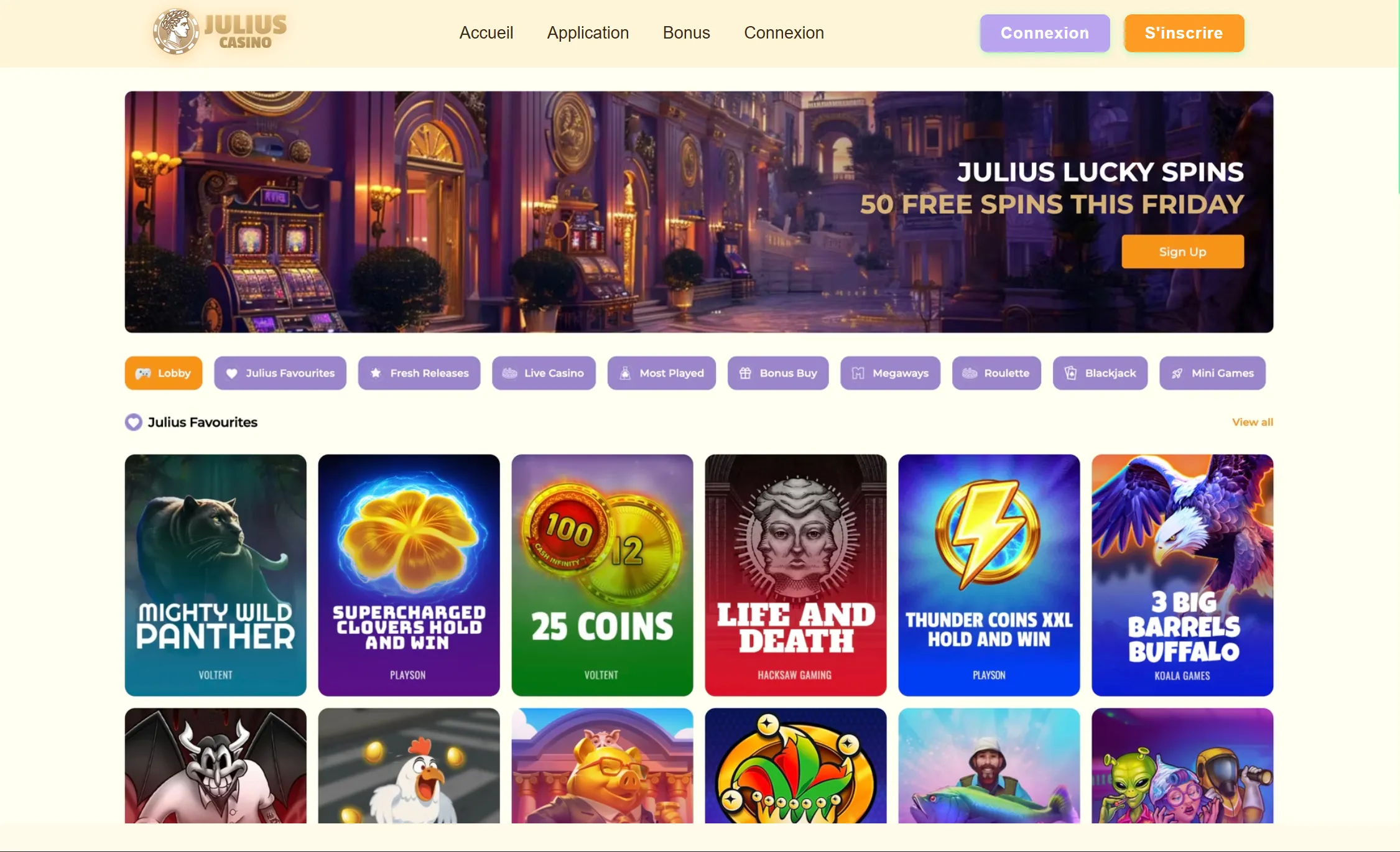 Bonus Julius Casino — guide des offres et promotions 2026