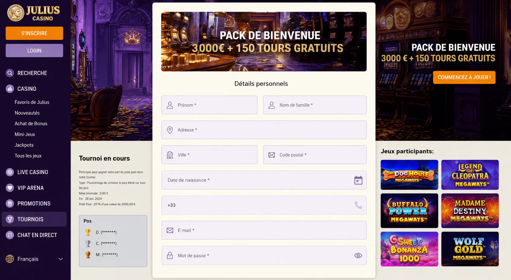 Avis Julius Casino – points forts et limites
